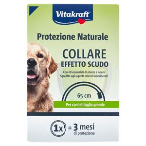 Vitakraft Protezione Naturale Collare Effetto Scudo 65cm per cani di taglia grande 1 pz
