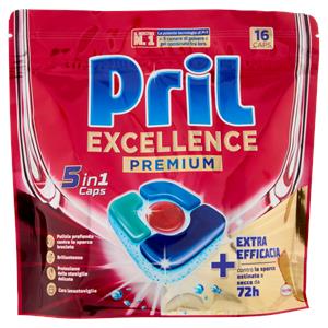 PRIL Excellence Premium 5in1 Caps 16pz (297,6g)