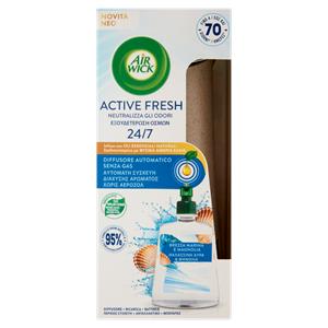 Air Wick Active Fresh Diffusore Automatico Brezza Marina e Magnolia Profumatore per ambiente 228 ml