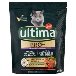 ultima Cat Pro+ Sterilizzati con Salmone 375 g