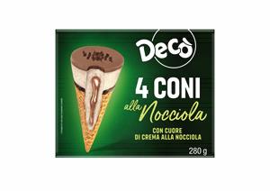 DECO'4 CONI NOCCIOLA GR.280