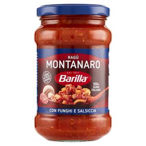 Barilla Sugo Ragù Montanaro con Funghi Condimento per Pasta 300g