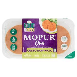 Good & Green Mopur One Medaglione 100% Vegetale Gusto Raffinato 2 x 90 g