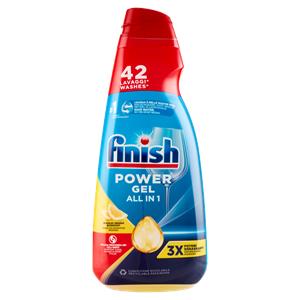 Finish Power Gel Lemon liquido lavastoviglie 42 lavaggi 940 ml