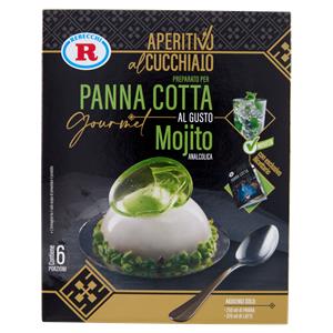 Rebecchi Pasticceria Creativa Preparato per Panna Cotta Gourmet al Gusto Mojito 89,5 g