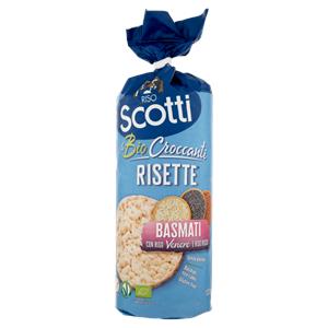 Riso Scotti le Bio Croccanti Risette Basmati con Riso Venere e Riso Rosso 120 g