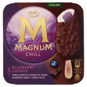 Magnum Chill Blueberry Cookie 3 Gelati 210 g