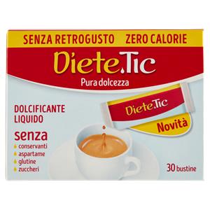 Diete.Tic Dolcificante Liquido bustine monodose 30 x 1,5 ml