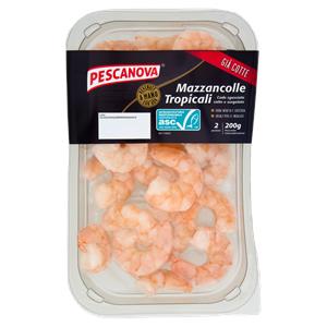 Pescanova Mazzancolle Tropicali Code sgusciate cotte e surgelate 200 gN PACK G 200