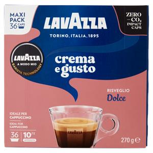 Lavazza A Modo Mio crema e gusto Dolce 36 capsule 270 g