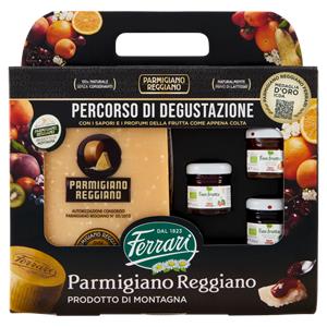 Ferrari Parmigiano Reggiano Prodotto di Montagna oltre 24 mesi 600g con Fiordifrutta