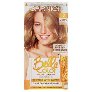 Garnier Belle Color Colore Luminoso, Tinta per Capelli Bianchi 2 Biondo Naturale