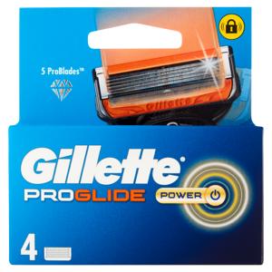 Gillette Proglide Power Lamette di ricambio per Rasoio da Uomo, 4 Ricariche