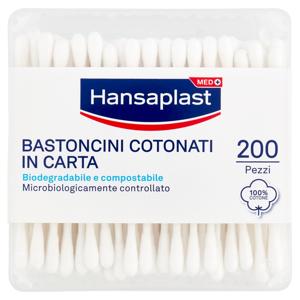 Hansaplast Med+ Bastoncini Cotonati in Carta 200 pz