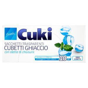 Cuki Congela Cubetti Ghiaccio (10 pezzi - 280 cubetti)