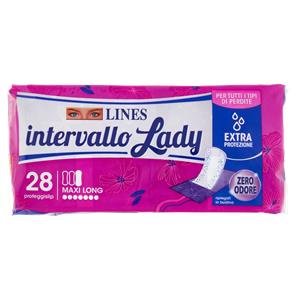 Lines intervallo Lady Plus Maxi Long 28 pz