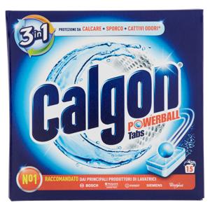 Calgon Power Tabs 4in1 Anticalcare lavatrice 15 Tabs 195 gr