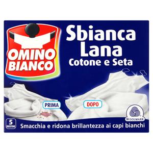 Omino Bianco Sbianca lana cotone e seta 100 g