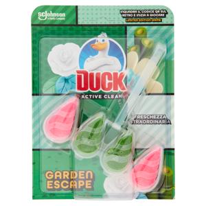 Duck Active Clean - Tavoletta Igienizzante WC, Fragranza Rosa e Fiori di Loto, 38,6 g
