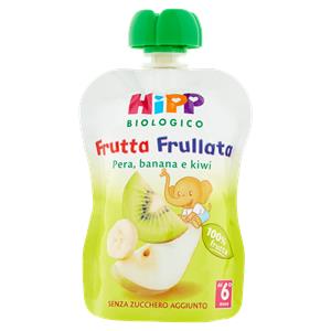 HiPP Biologico Frutta Frullata Pera, banana e kiwi 90 g