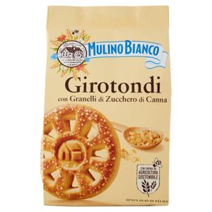 Mulino Bianco Girotondi Biscotti con Granelli di Zucchero di Canna 350g