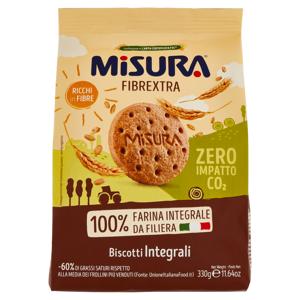 Misura Fibrextra Biscotti Integrali 330 g