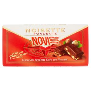 Novi Noisette Fondente Cioccolato Fondente Extra con Nocciole 100 g