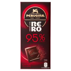 PERUGINA NERO Fondente Extra 95% Tavoletta Cioccolato Fondente 85g