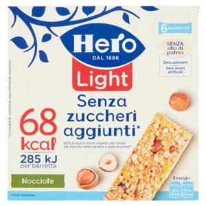 Hero Light Barrette Nocciole 6 x 20 g