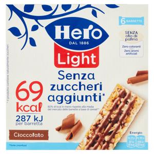 Hero Light Barrette Cioccolato 6 x 20 g