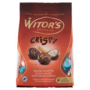 Witor's Crispy Praline Assortite di Cioccolato con Crema e Cereali 250 g