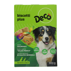 Biscotti plus snack per cani gr 500