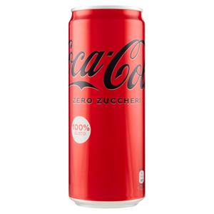 COCA-COLA Zero Zuccheri 330ml x 1 (Lattina)