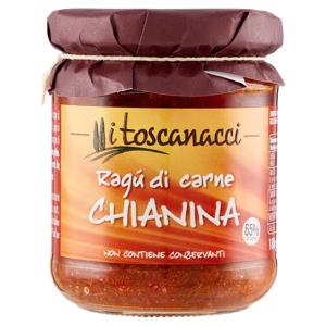 I toscanacci Ragù di carne Chianina 180 g