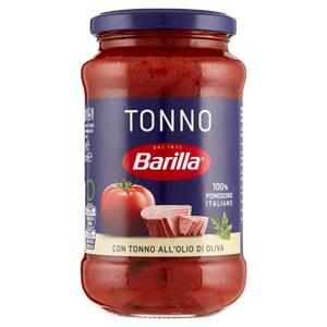 Barilla Sugo Tonno 100% Pomodoro Italiano Condimento per Pasta 400 g
