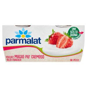 parmalat Yogurt Magro Più Cremoso alla Fragola in Pezzi 2 x 125 g