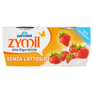 ZYMIL Alta Digeribilità Senza Lattosio Yogurt alla Fragola 2 x 125 g