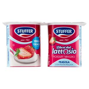 Stuffer Liberi dal lattosio Yogurt Magro Fragola 2 x 125 g