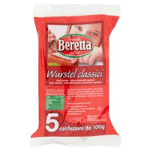 Fratelli Beretta Wurstel classici 5 x 100 g