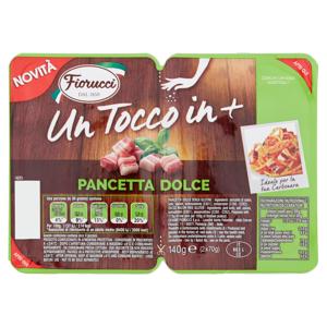 Fiorucci Un Tocco in + Pancetta Dolce 2 x 70 g