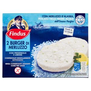 Capitan Findus Bistrò Burger di Merluzzo con prezzemolo e limone 190 g