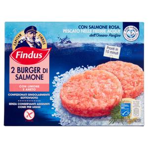 Capitan Findus Bistrò Burger di Salmone con limone e aneto 170 g