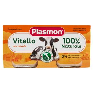 Plasmon Omogeneizzato Vitello con cereale 2 x 80 g