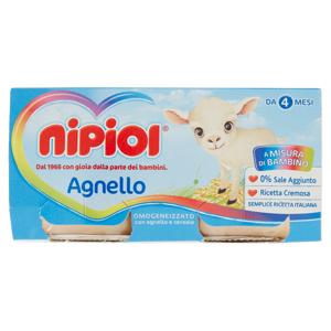 nipiol Agnello Omogeneizzato con agnello e cereale 2 x 80 g