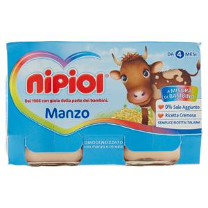 nipiol Manzo Omogeneizzato con manzo e cereale* 2 x 120 g