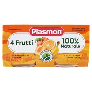 Plasmon 4 Frutti Omogeneizzato 2 x 104 g