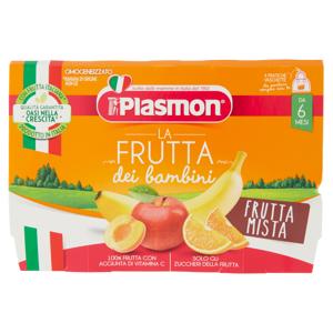 Plasmon la Frutta dei bambini Frutta Mista Omogeneizzato 4 x 100 g