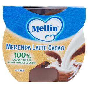 MELLIN Merenda Latte e Cacao al cucchiaio 2 x 100 g