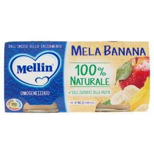 Mellin Mela Banana 100% Naturale Omogeneizzato 2 x 100 g