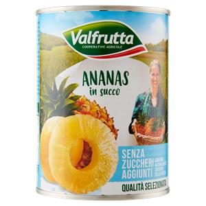 Valfrutta Ananas in Succo d'Ananas 565 g